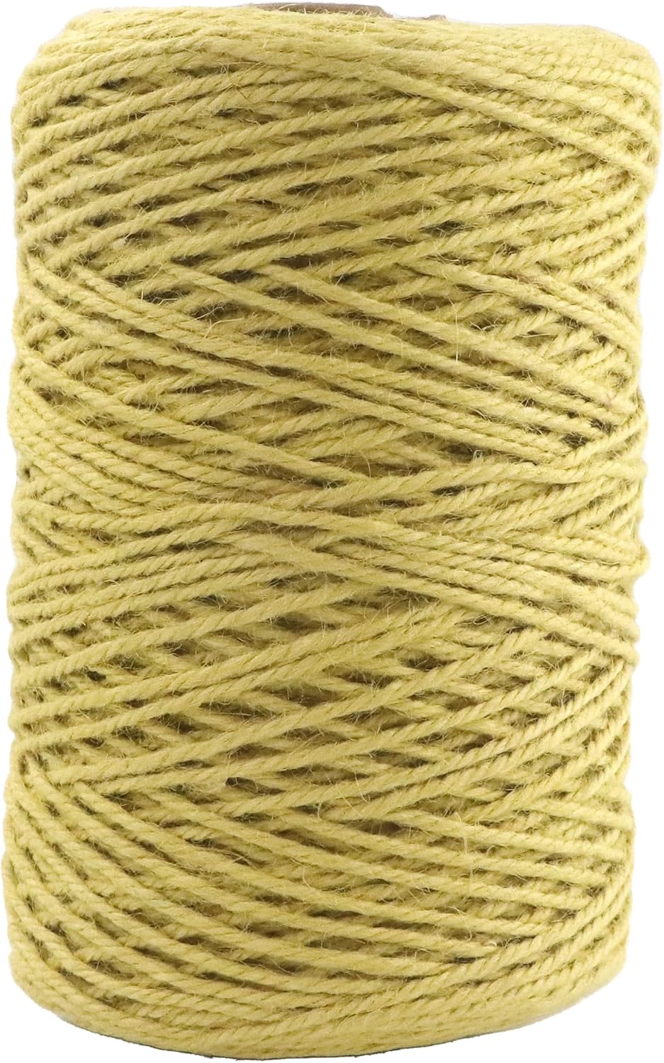 3mm x 1000 Feet Yellow Jute Rope, Twine for Gardening Tomato Climbing Plant Tie Floristry Crafts Gift Wrapping Packing Decor