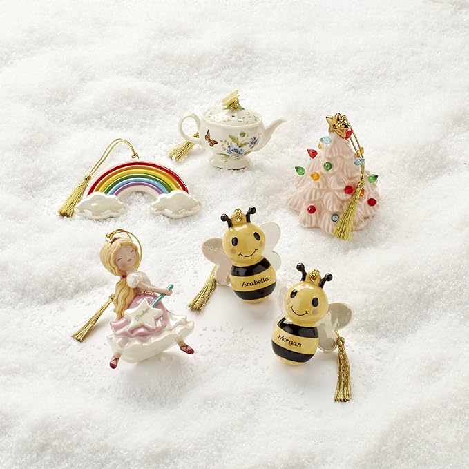 Lenox 896350 Butterfly Meadow Teapot Ornament, Christmas