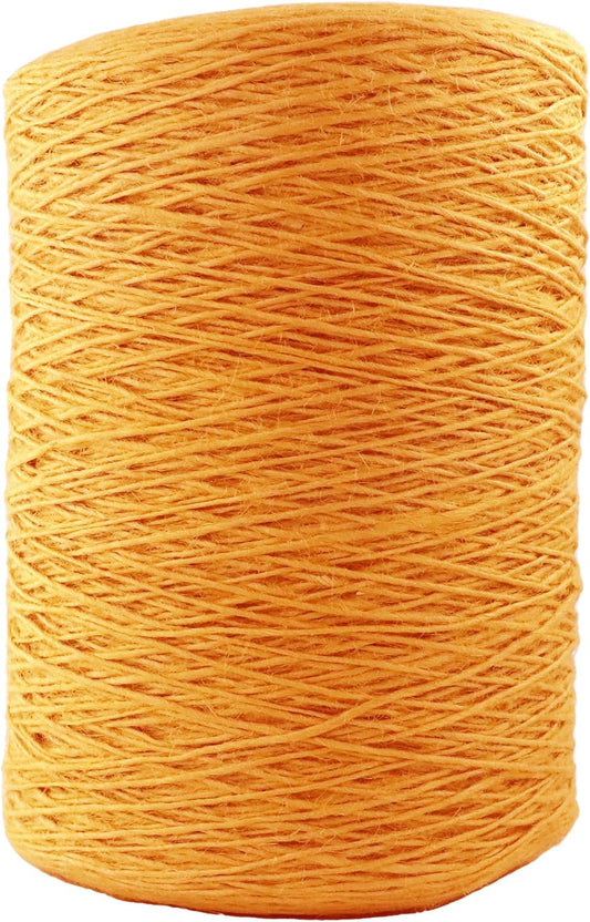 1mm x 5000 Feet Orange Jute Rope, Twine for Gardening Tomato Climbing Plant Tie Floristry Crafts Gift Wrapping Packing Decor