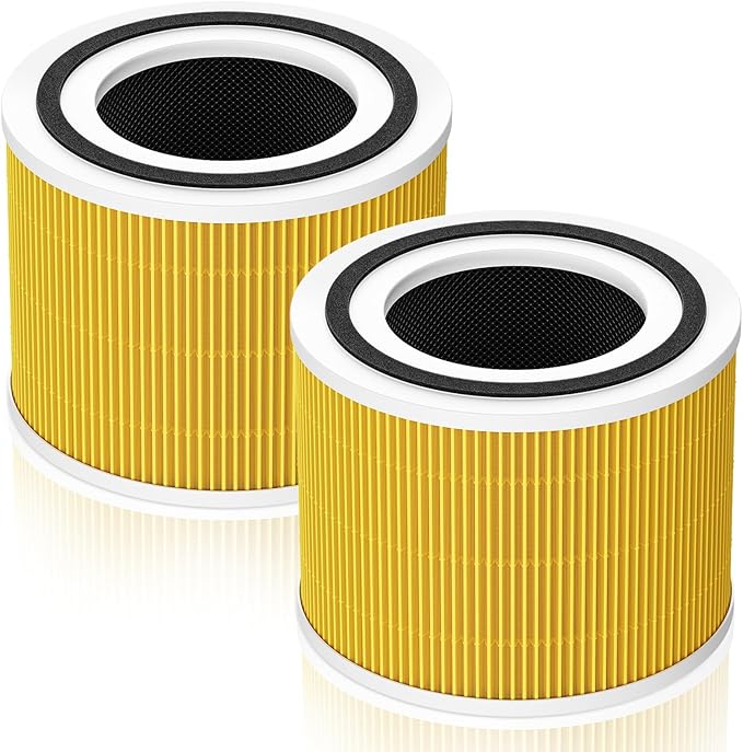 240 Replacement Filter Compatible with PuroAir 240 Air Purifier and HEPA 14 Air Purifier, 3-in-1 Hepa 14 and Activated Carbon HP-14 filter for 99.97% Air Pollutants, Odor and Smoke, 2 Pack