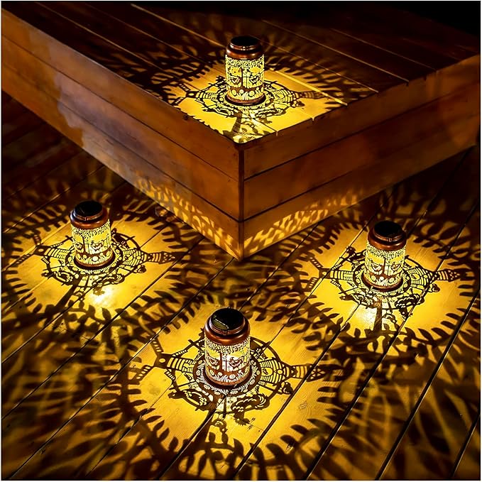 Chicken Solar Lanterns Outdoor Hanging Waterproof Solar Lights Chicken Gifts for Women Men Metal Rooster Decorative LED Lanterns for Outside, Patio, Landscape, Yard Decor, Garden Decorations