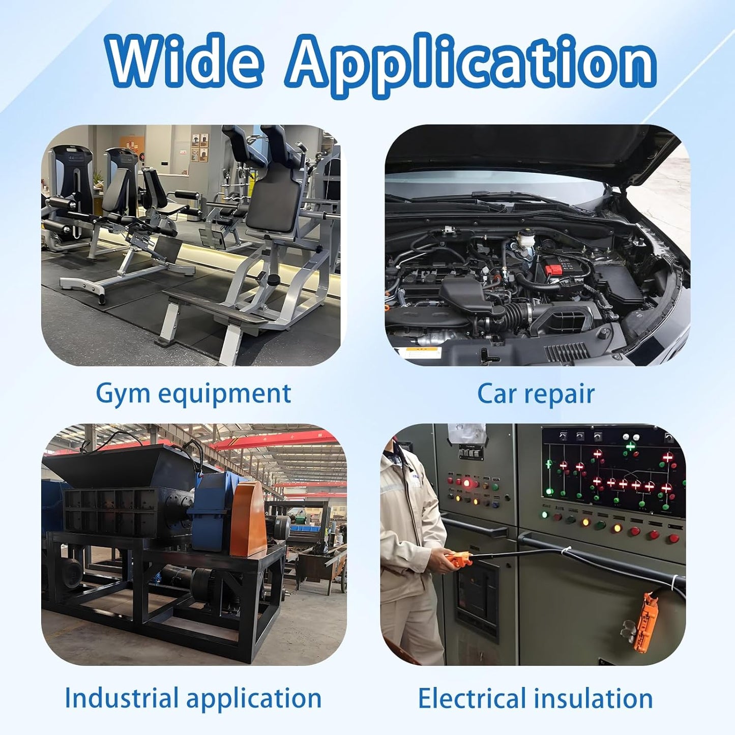 Black Solid Rubber Strip, 1/8 (.125)" Thick X 4" Wide X 10'Long, Solid Flat Rubber Roll for Anti-Slip, Anti-Vibration, DIY Gaskets, Crafts, Sealing, Supports, Protection