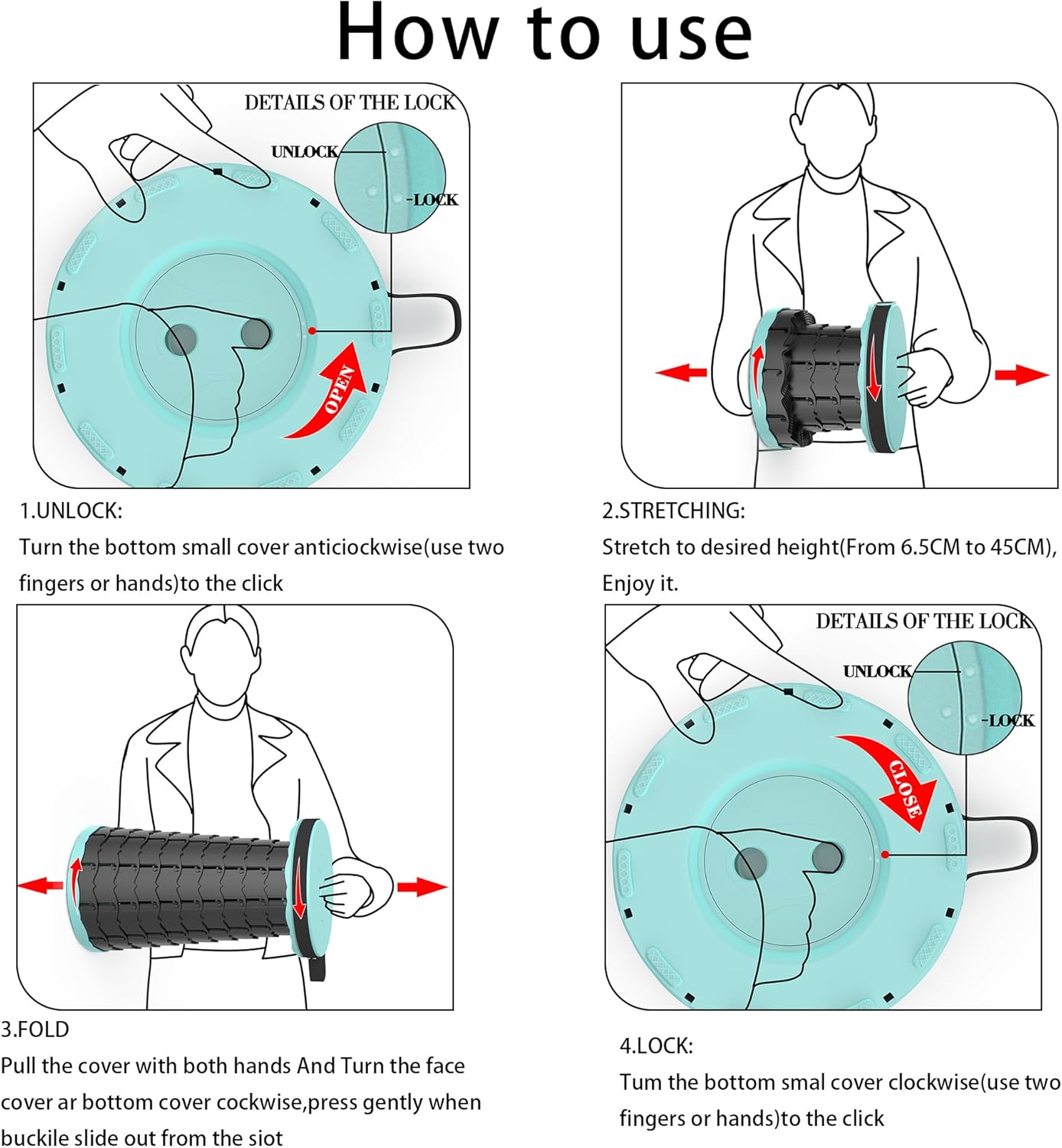 ALEVMOOM Upgraded Folding Stool with Cushion,Portable Collapsible Retractable Stool,Outdoor Chair,Yet More Sturdy Load Capacity 440lbs for Camping Garden Fishing Hiking BBQ with Carry Bag
