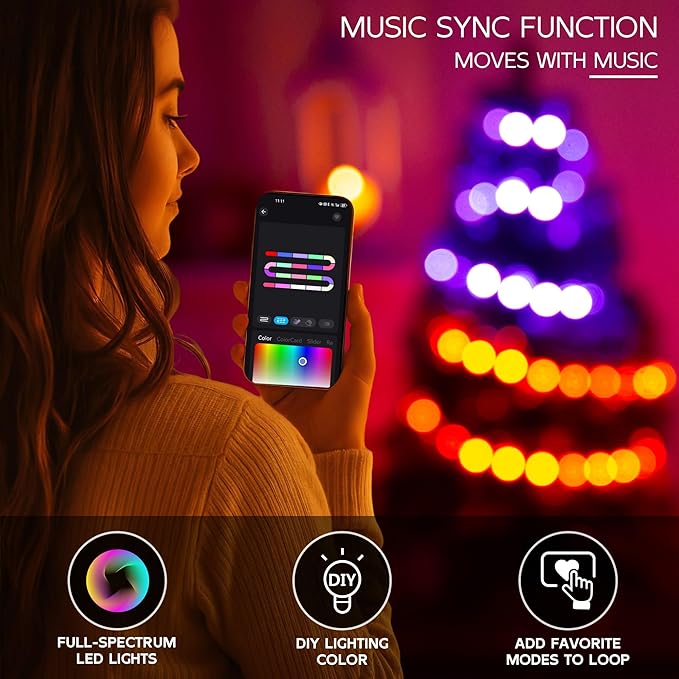 Pink 3ft Christmas Tree with Lights, Small 36inch Artificial Tree Mini Table Top Decorations, Xmas Desk Tree with 80 Colored Lights, 200 Branch, Holiday Decor for Home,Indoor Office Tabletop