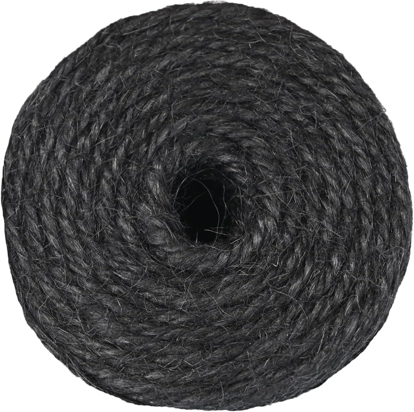 Leecogo Black 2.5mm Jute Twine 328 Feet Heavy Duty Garden Twine String for Gardening Plant Crafts and Decorative Projects