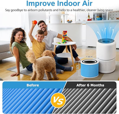 2 Pack Core 300 Replacement Filter for LEVOIT Core 300-P and Core 300S-P Air Purifier, Core 300-RF-SR