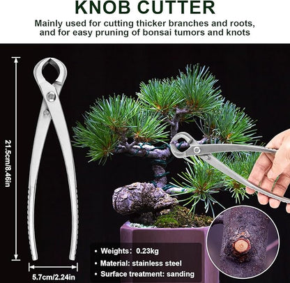 6 PCS Bonsai Pruning Tool Set, 6 Different Roles of Scissors to Meet All the Needs of the Usage Process, for Plant Pruning and Shaping, Free Your Hands and Easy to Finish the Work