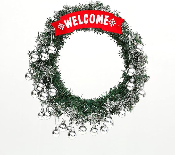 Christmas Ball Ornaments Silver 144pcs Small Christmas Tree Balls for Xmas Holiday Wedding Party Decoration, Tree Ornaments 1.18-Inch