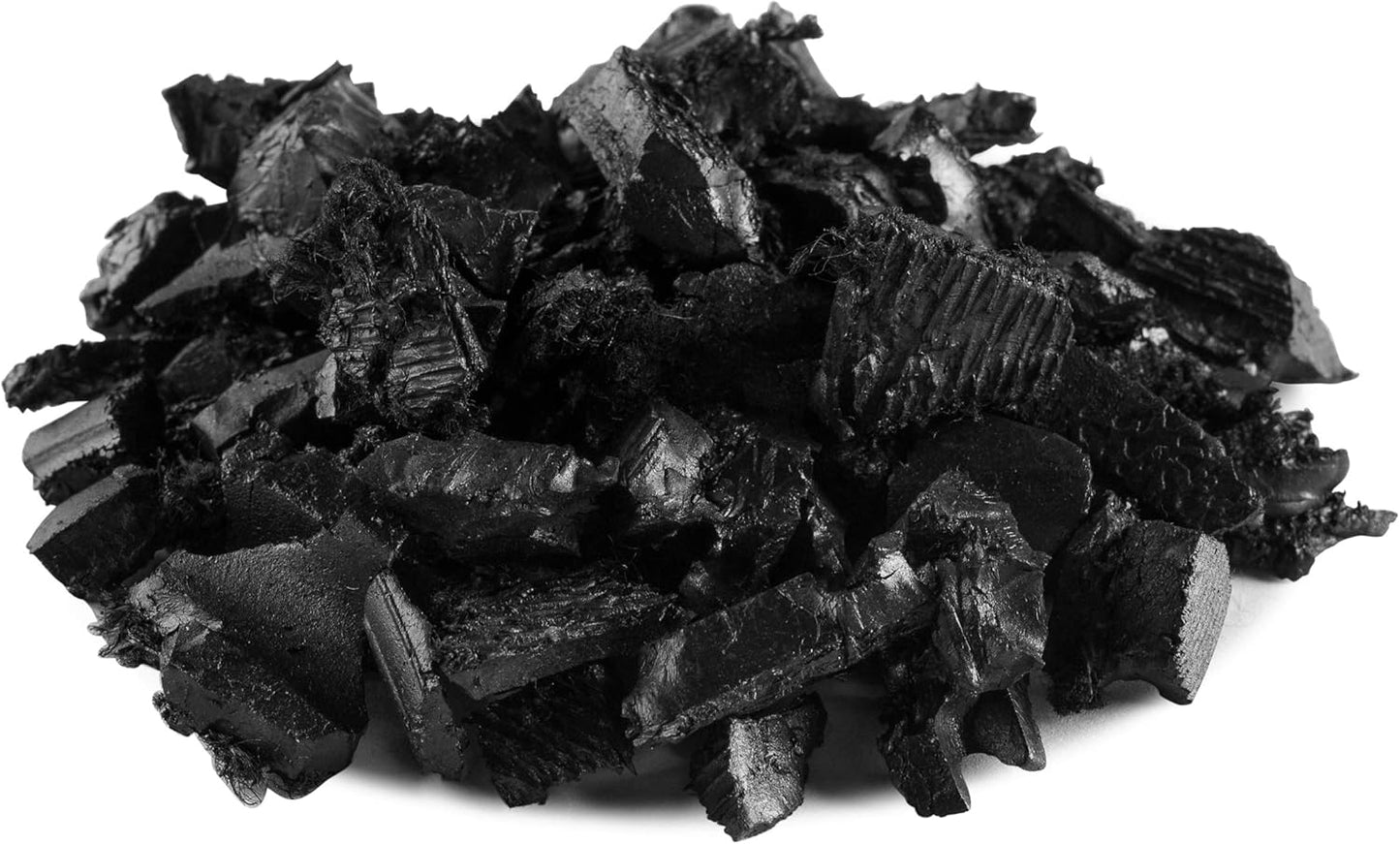 Playsafer Rubber Mulch Nuggets Protective Flooring for Playgrounds, Swing-Sets, Play Areas, and Landscaping (40 LBS - 1.55 CU. FT., Black)