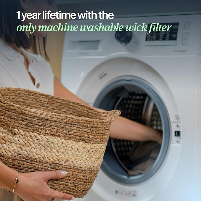 Blueair 2-in-1 Pro Air Purifier & Humidifier for Large Rooms, HEPASilent™ Removes 99.97% Allergens, Dust, Smoke, Up to 1,875 sq ft, Smart App, Skin-Hydration Mode, 360° InvisibleMist™