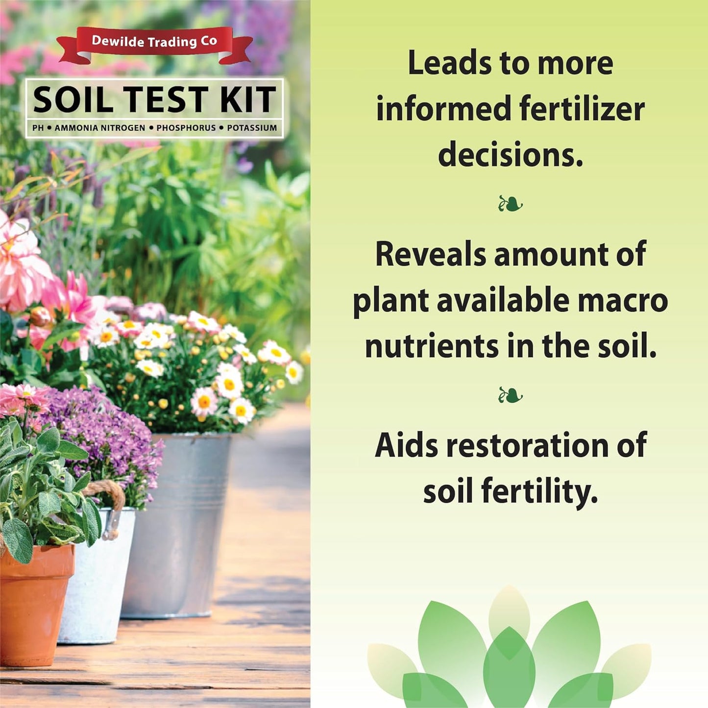 Soil Test Kit -140 Test- 2025 Updated- Testing PH Ammonia Nitrogen Phosphorus and Potassium - Tester for Your Vegetable Garden Lawn and Soil