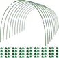 MAXPACE Greenhouse Hoops for DIY 2.8ft or Wider Grow Tunnel, Rust-Free Fiberglass Support Hoops Frame for Garden Fabric, DIY Plant Support Garden Stakes, Gardening Supplies, 50pcs