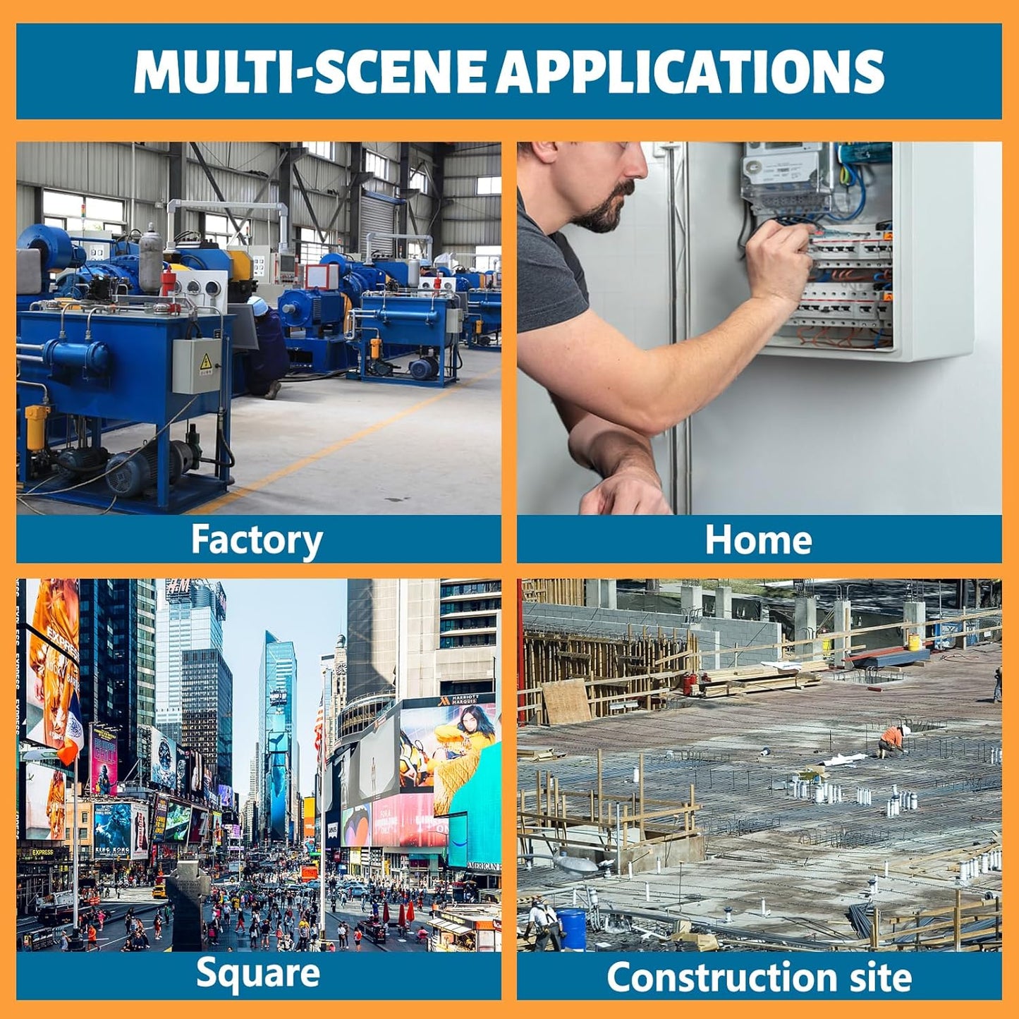 Outdoor Electrical Box 20 x 16 x 10''D NEMA 4X Enclosure Steel Box, Waterproof & Dustproof Outdoor/Indoor Lockable Electrical Junction Box, with Mounting Plate