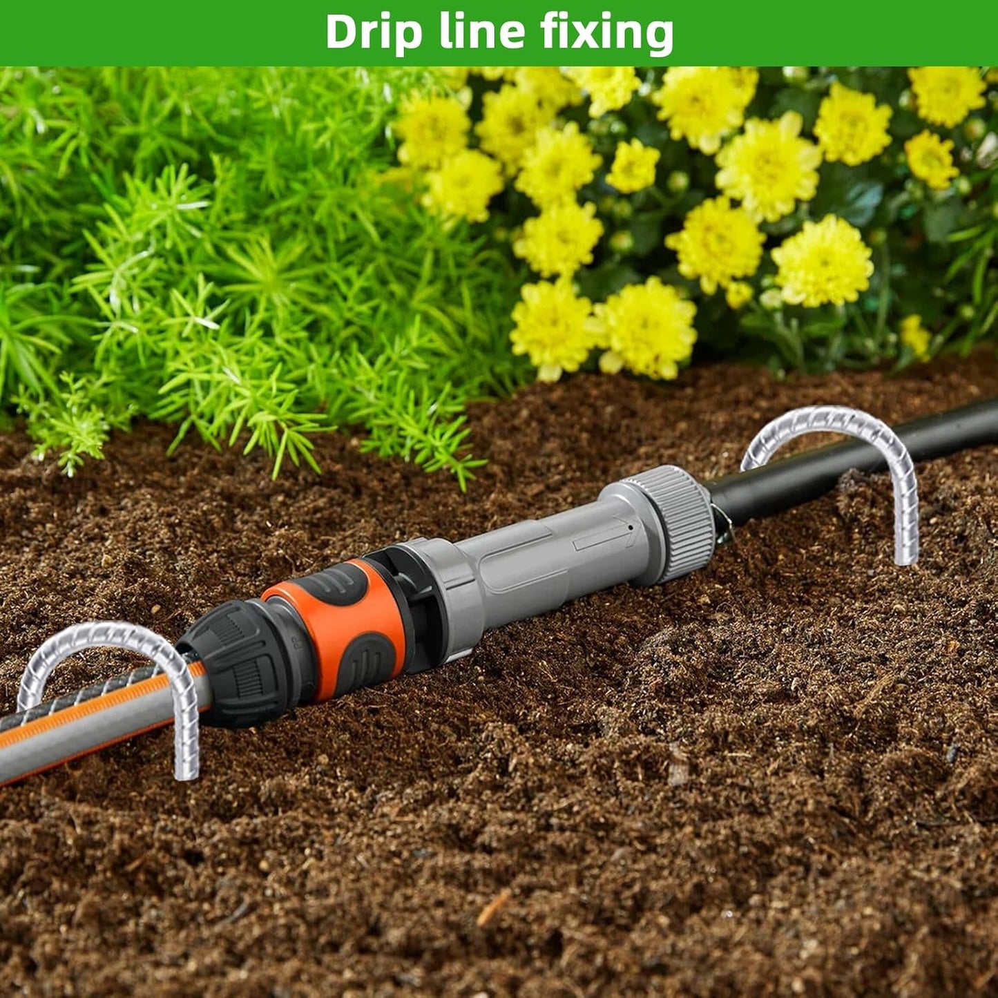 Trampoline Stakes Anchors High Wind 16inx10mm Galvanized U Hook 10pcs Rebar Stakes – Heavy Duty Ground Anchors for Trampoline,Yard & Inflatable,Landscape Metal Stakes for Outdoor Decorations