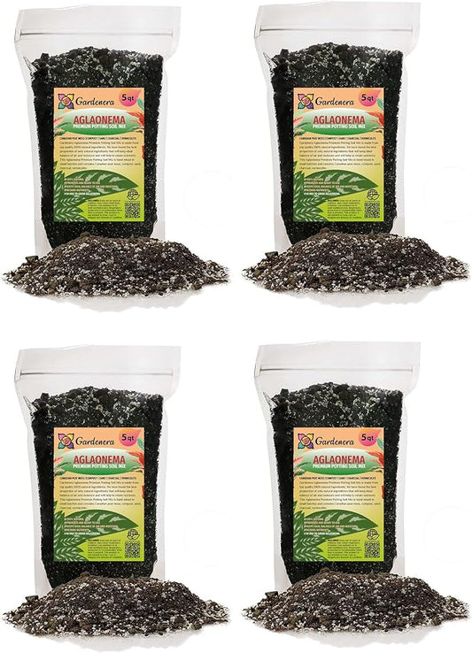 Gardenera Aglaonema Potting Mix - Unlock Robust Growth and Vibrant Leaves with Our High-Performance Formula - 20 Quart