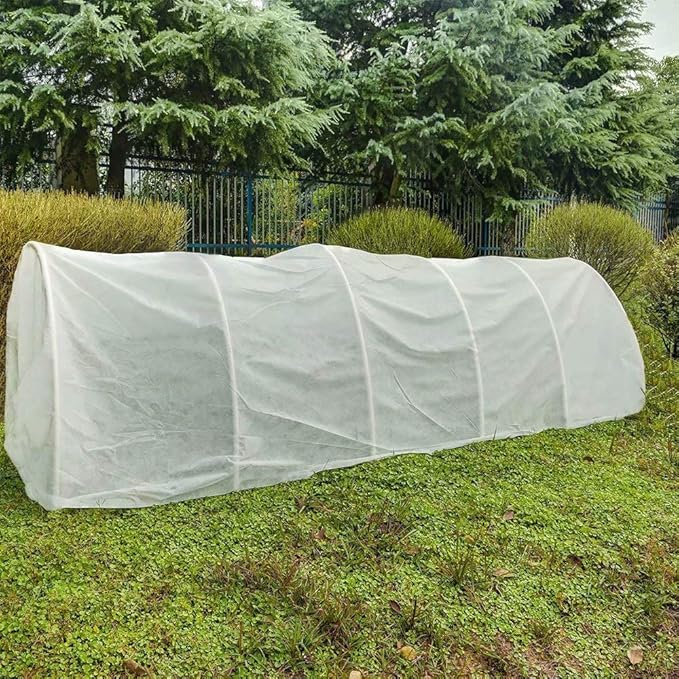 Agfabric Plant Covers Freeze Protection 6Ftx25Ft 0.9oz Frost Blankets for Plants Plant Frost Protection Covers Garden Winter Frost pests Protection,White