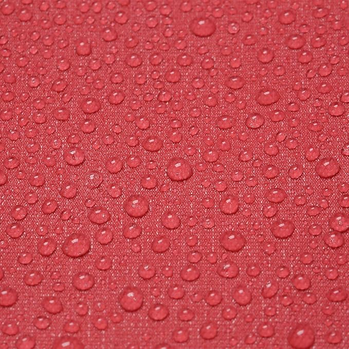 Sattiyrch Upright Christmas Tree Storage Bag,Fits Up to 7.5 ft Tall Artificial Tree,Heavy Duty 600D Canvas Red Christmas Tree Storage Container with Sleek Zipper and Durable Handles (7.5 FT)