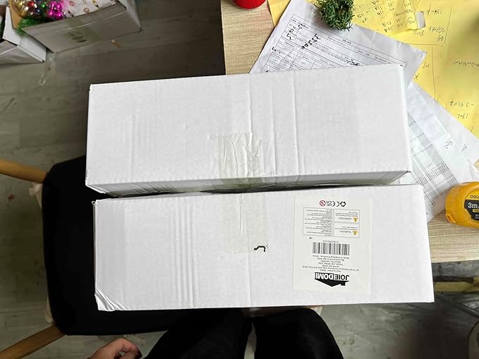 Joiedomi 24 Inch/2FT Tabletop Mini Christmas Prelit Decoration, Artificial Mini Xmas Pine Tree with Prelit LED String Lights and Ornaments Decor, Christmas New Year Decoration Tree Decor