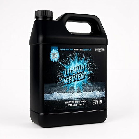 Liquid Ice Melt – Fast-Acting, Deicer for Driveways, Sidewalks, and Steps (1 Gal)