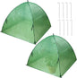 Plant Tent Outdoor Winter Shrub Cover Green Frost Tent Plant Covers Freeze Protection Tent Waterproof Plant Frost Protector, 2PCS 22x22x22Inch