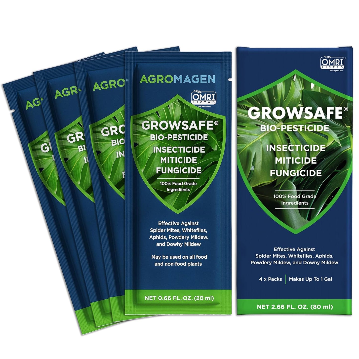 GrowSafe Bio-Pesticide, Organic and Natural Miticide, Fungicide and Insecticide (Ready-to-Mix)