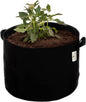 Grow Bags: 5-Pack (Size: 7 Gallon): 300gsm Black Felt Fabric, Biodegradable and eco-Friendly Material. (Handles + Dumping Handles-pat.Pend).