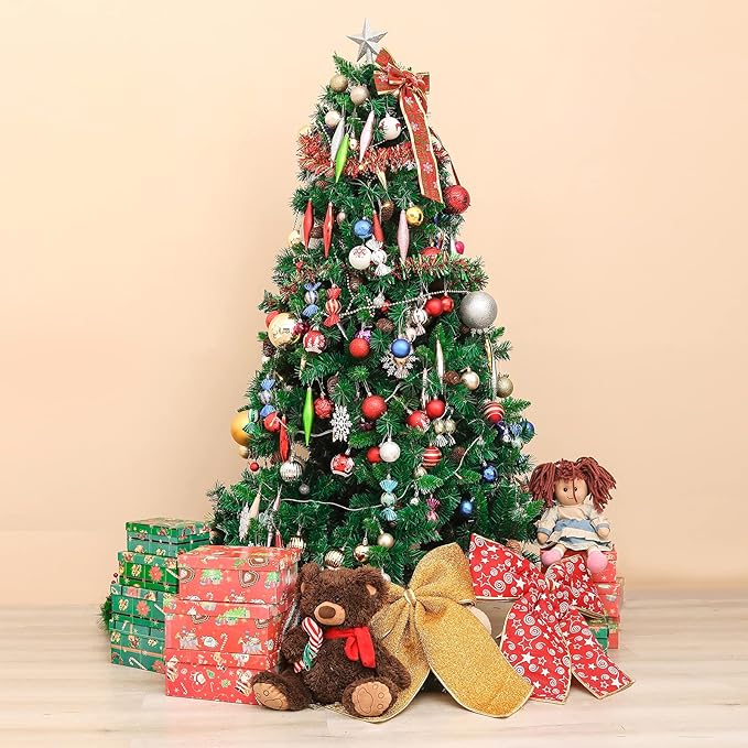 160 Pcs Christmas Balls Ornaments for Xmas Tree - Shatterproof Christmas Tree Decorations Small Hanging Ball 1.18" X 160 Pack (Pink)