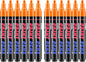 Orange Paint Pens Paint Markers - 12 Pack Permanent Quick Dry Waterproof Marker Pens for Rocks Wood Fabric Plastic Canvas Glass Mugs Metal Tire Stone