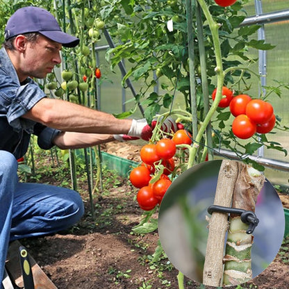 101 Feet Soft Plant Ties Black Plant Twist Ties, Plant ties for Support. for Plants Gardening Office Home, TPR Flexible Garden Ties Supplies with 3mm Diameter