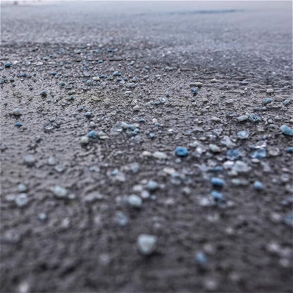 National Blue Snow Salt Ice Melt 50lb Bucket - Fast Acting Ice Melter - Pet, Plant and Concrete Friendly, Environmentally Safe - Free of Magnesium Chloride - Melts to -15°F