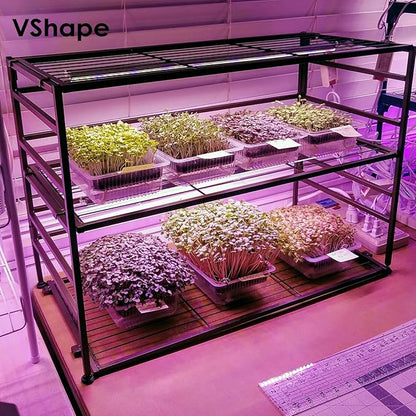 8 Pack LED Grow Light 2FT, Upgrade 192W(8×24W) High Intensity Full Spectrum Indoor Grow Lights with High PPFD Value, T8 Grow Lights for Indoor Plants, Seed Starting, Succulent, Vegetables