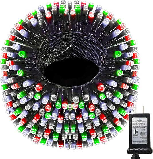 393 FT Christmas Light 1000 LED Xmas Lights Outdoor Christams String Lights Waterproof 8 Modes & Timer, Fairy Lights Plug in for Weeding, Patio, Party, Holiday,Christmas Decor