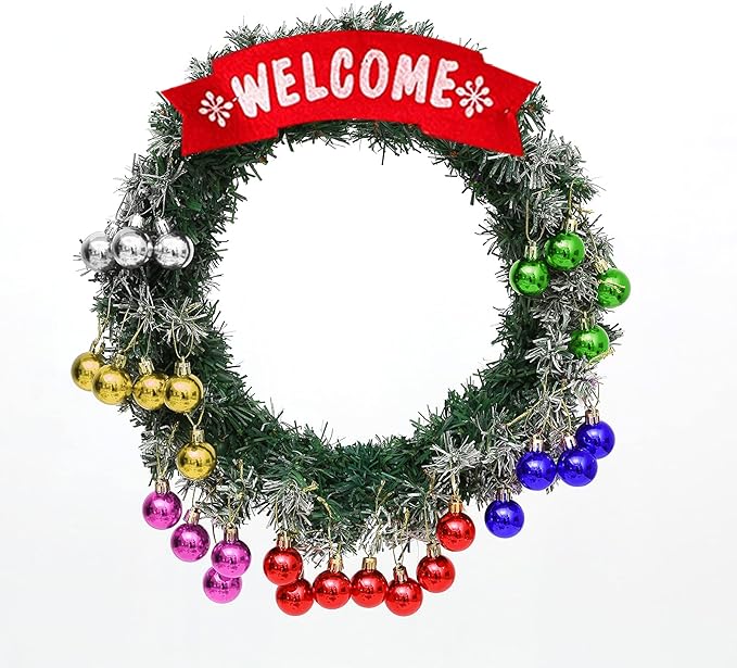 144 PCS/1.18 inch Christmas Tree Ornaments, Christmas Ball Decoration Set Color Mixing（Red Green Gold Blue Rose red Silver） Christmas Ball Shatterproof Hanging Tree Ornament Set