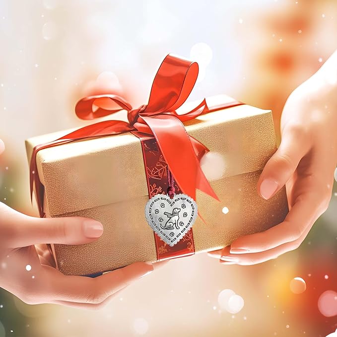 Christmas Ornaments 2025,Xmas Keepsake Pendant, Christmas Tree Ornament Handcrafted Metal DIY Hanging Craft Collectibles for Xmas Trees Home Party Party Gifts (Dog)