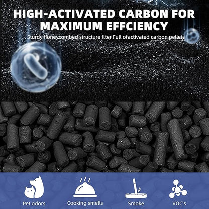 5510 5520 HEPA Air Purifier Filter Q Replacement for Winix Plasmawave Air Purifier,# 1712-0123-00,4 Pack