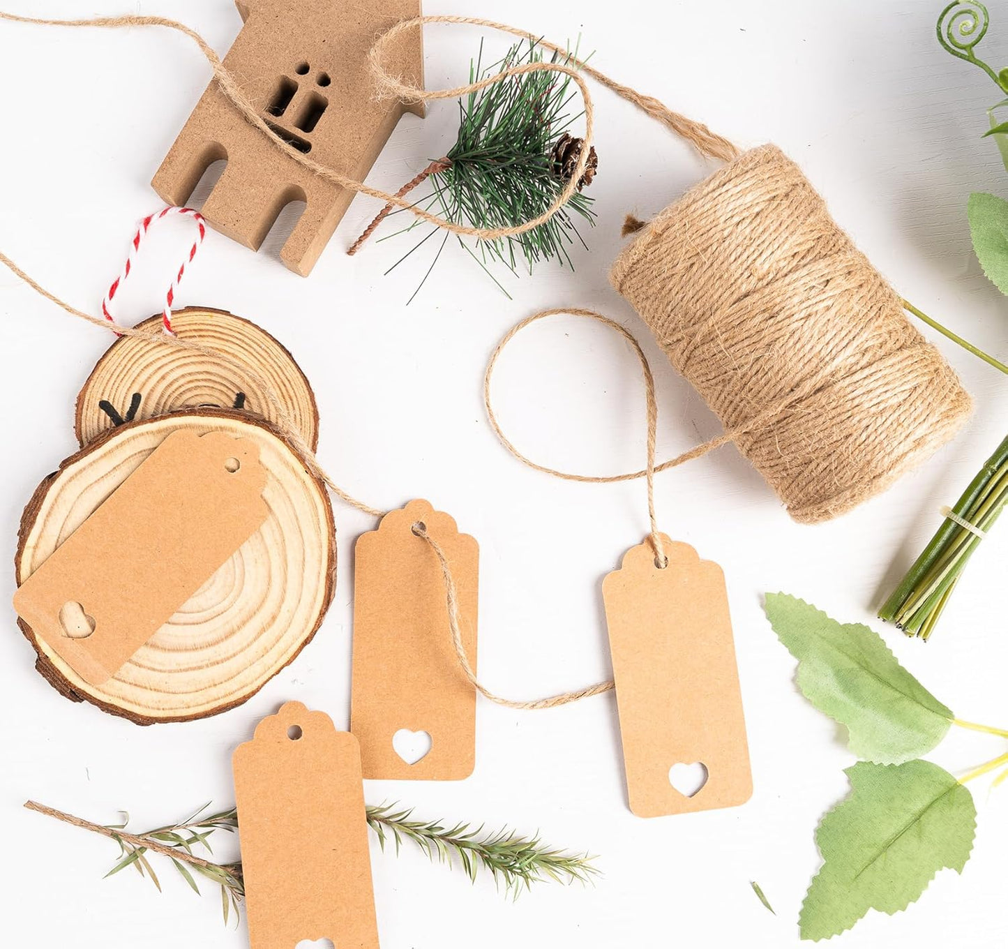 Garden Twine, 394 Feet 2mm Jute Twine, Baling Plant String for Climbing Plants,Tomatoes, Crafting Floristry 120-meter Natural Hemp Rope, 2mm