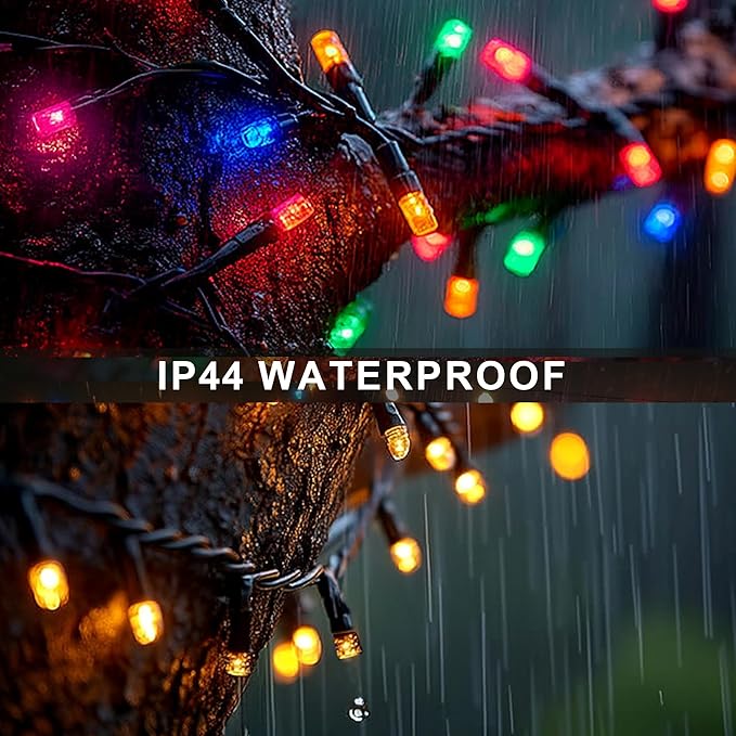 Dazzle Bright Color Changing Christmas Lights, 328FT 1000LED Warm White & Multi-colored Waterproof String Lights with Remote 11 Modes, Christmas Decoration for Outdoor Indoor Tree Party Garden Holiday