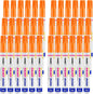 Orange Paint Markers, 36 Pack Oil-Based Waterproof Quick Dry Permanent Paint Pen Set for Rocks Painting, Wood, Fabric, Plastic, Canvas, Glass, Mugs, Metal, Tire, Stone, DIY Craft