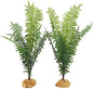 JIHAQUA Fake Fern Plants, Reptile Plastic Terrarium Decor, Reptiles Amphibians Tank Accessories for Crested Gecko Leopard Lizard Chameleon