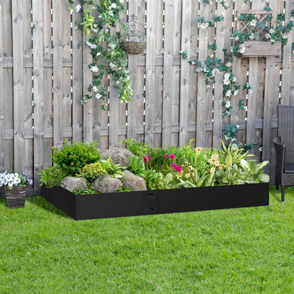 Metal Landscape Edging 42 Inch Strips, Steel Landscape Edging 6.3 Inch Depth, 6 Pack Hammer in Landscape Edging, Metal Edging for Landscaping