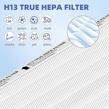 5510 5520 HEPA Air Purifier Filter Q Replacement for Winix Plasmawave Air Purifier,# 1712-0123-00,4 Pack