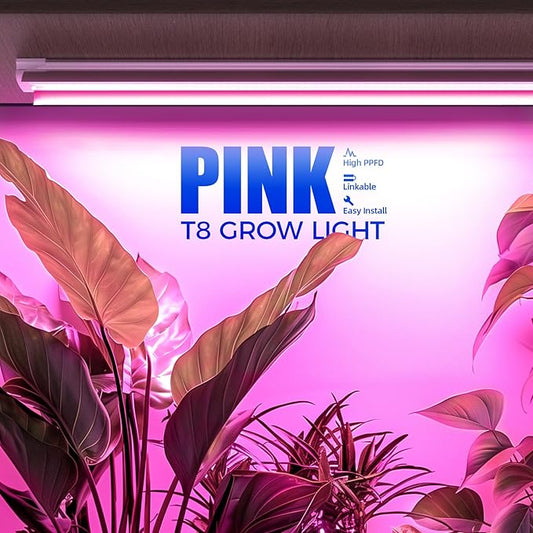 Barrina LED Grow Light 4FT, 168W(4 x 42W), Full Spectrum Plant Light, V-Shape with Reflector, Grow Lamp Strip, Plant Lights for Indoor Plants, 4-Pack