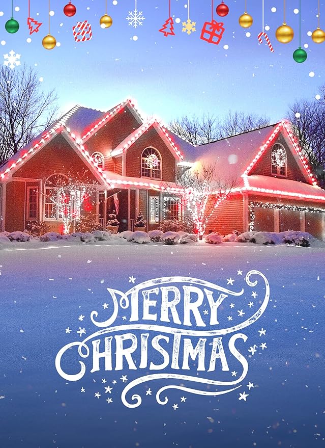 C9 LED Christmas Lights Outdoor, 68 Ft 100 LED Strawberry String Lights With 100 Spring Clamps, Waterproof Commercial Grade Extendable for Outside Roofline Patio Home Xmas Decoration, Red & Warm White