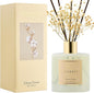 COCORRÍNA Reed Diffuser - Clean Linen 17 Fl.oz Reed Diffuser with 8 Sticks Scented Diffuser with Preserved Flowers for Bathroom Home Decor