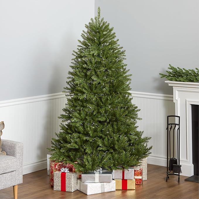 National Tree Company 6.5 ft Unlit Dunhill Fir Artificial Christmas Tree, 1,838 Tips, Includes Stand, Green