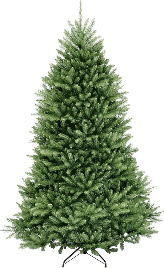 National Tree Company Artificial Full Christmas Tree, Green, Dunhill Fir, Includes Stand, 7.5 Feet