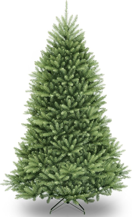 National Tree Company 6 ft Unlit Dunhill Fir Artificial Full Christmas Tree, 1,430 Tips, Includes Stand, Green
