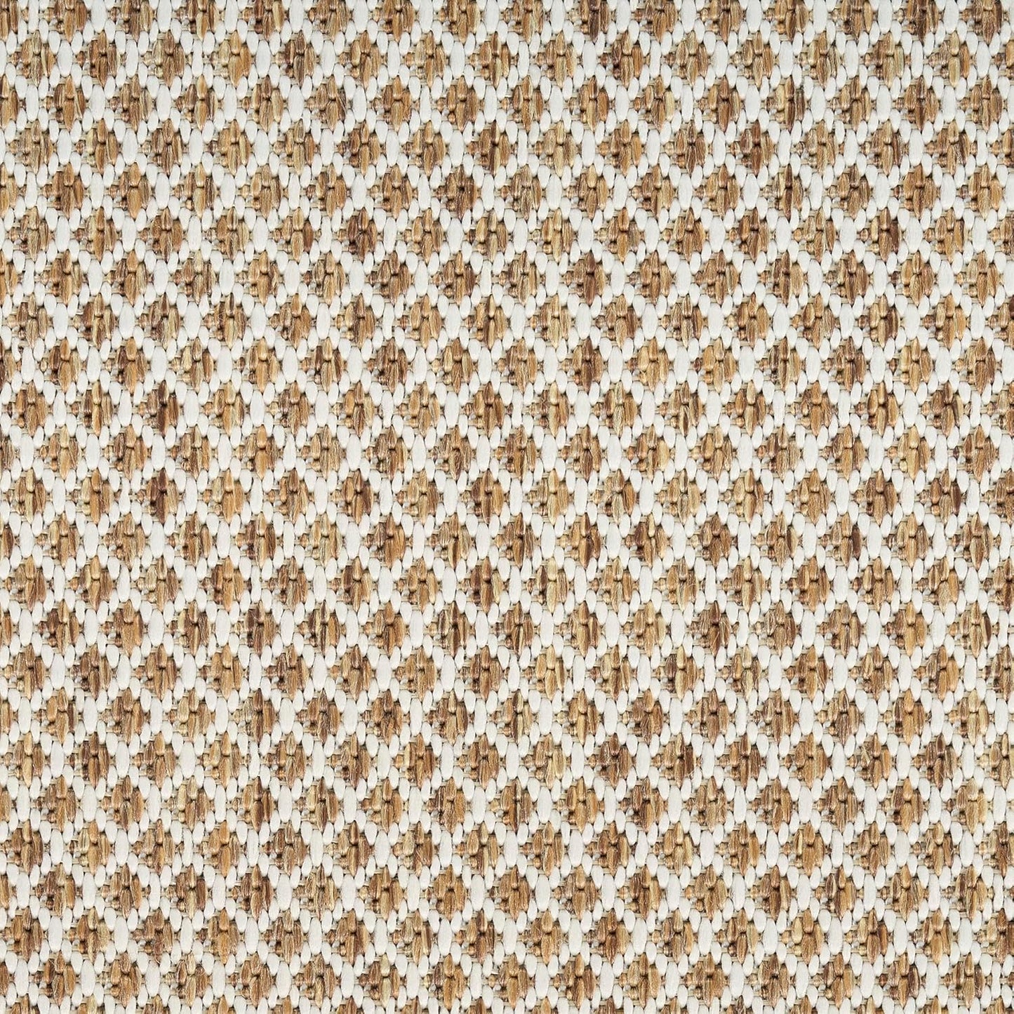 Nourison Home Courtyard Jute Ivory 2' x 3' Area Rug - Easy Clean, Non Shedding, Bed Room, Living Room, Dining Room, Kitchen (2' x 3')