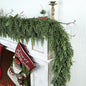 Realistic Christmas Garland for Mantle Real Touch Thick/Lush Artificial Cedar Garlands Christmas Decorations Indoor Christmas Garland for Stairs Railing Outdoor Table Xmas Holiday Decor Greenery 5FT