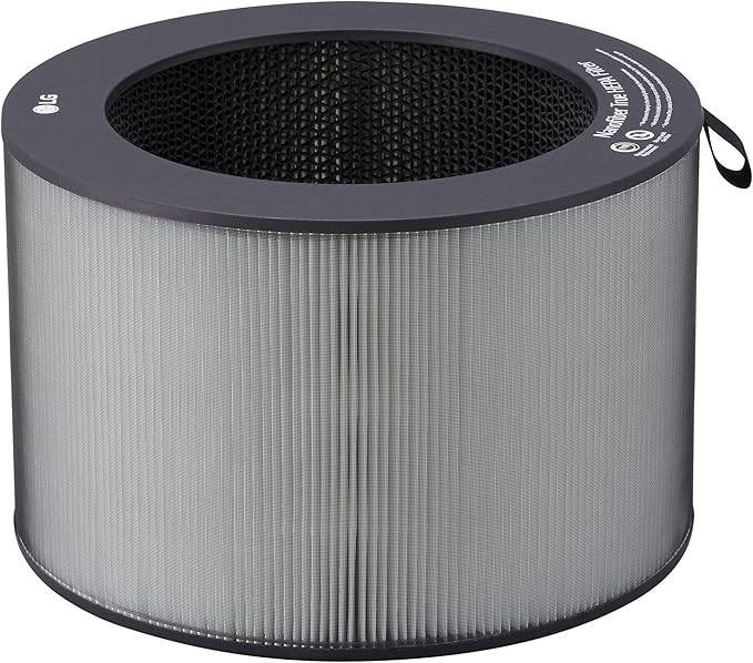 LG PuriCare 360 Air Purifiers for Home, Large and Small Room, Bedroom, Up to 2,059 ft² in 1 Hr with NanoFiber True HEPA Filter, 360 Degrees of Filtration, WiFi, Air Quality Monitor, Low Noise